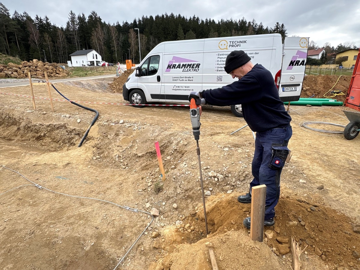 Setzen des Tiefenerders